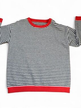 Red & Black striped sweater. Size S.